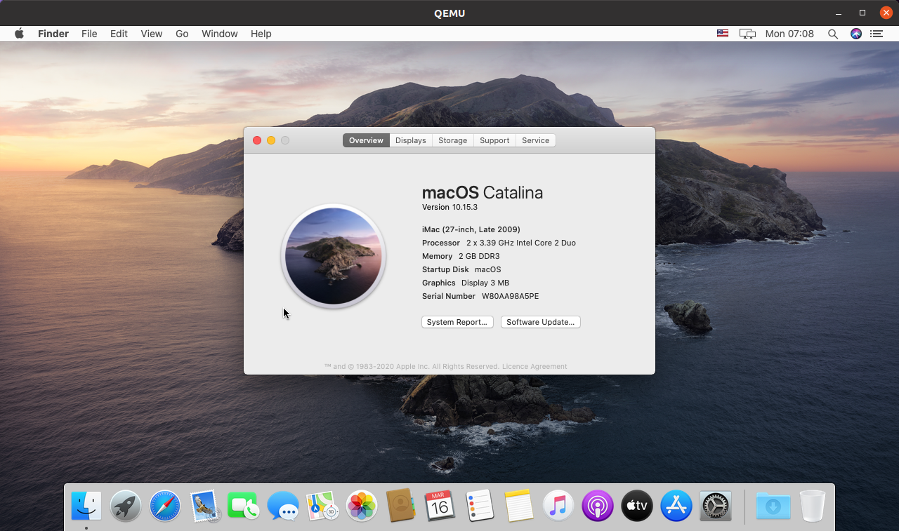 configure virtualbox for mac os